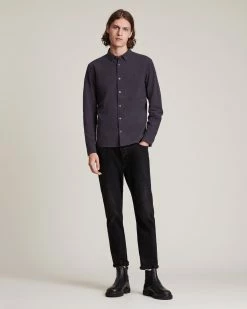 New 😍 Lovell Ramskull 👕 Shirt Washed Black ⭐ -Coats & Jackets Sales MS261U 162 3