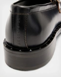 Brand new ⌛ Dalias Leather Loafers Black ⭐ -Coats & Jackets Sales MZ564X 5 4